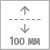 Регулировка по вертикали 100 мм