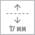 Регулировка по вертикали 17 мм