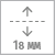 Регулировка по вертикали 18 мм