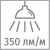 Световой поток 350 лм на м