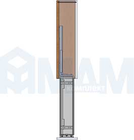 Установка двухуровневой корзины ROUND (бутылочницы) (артикул ELQGM152PLSXCNP)